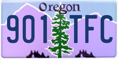 OR license plate 901TFC