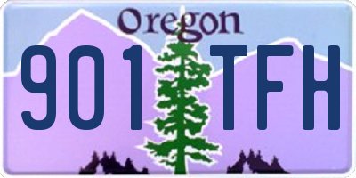 OR license plate 901TFH
