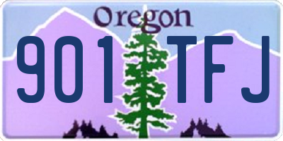 OR license plate 901TFJ