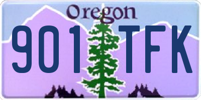 OR license plate 901TFK