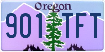 OR license plate 901TFT
