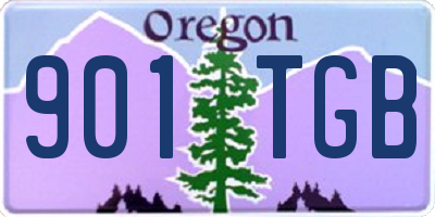 OR license plate 901TGB