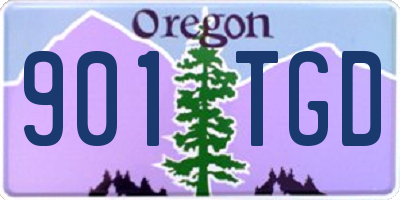 OR license plate 901TGD