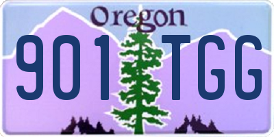 OR license plate 901TGG