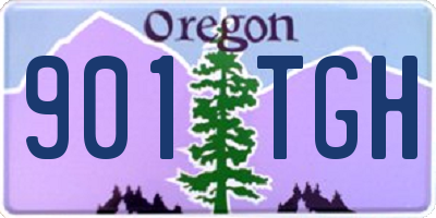 OR license plate 901TGH