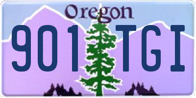 OR license plate 901TGI