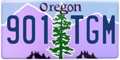 OR license plate 901TGM