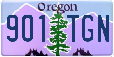 OR license plate 901TGN