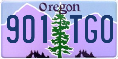 OR license plate 901TGO