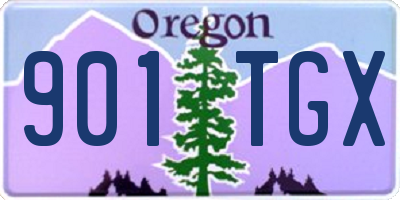 OR license plate 901TGX