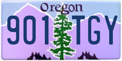 OR license plate 901TGY