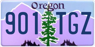 OR license plate 901TGZ