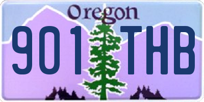 OR license plate 901THB