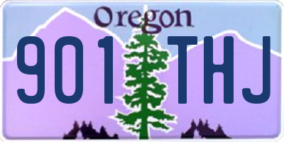 OR license plate 901THJ