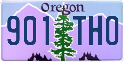 OR license plate 901THO