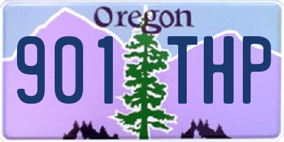 OR license plate 901THP