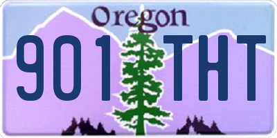 OR license plate 901THT