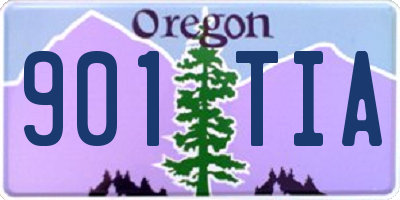 OR license plate 901TIA