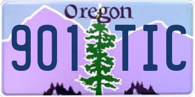 OR license plate 901TIC