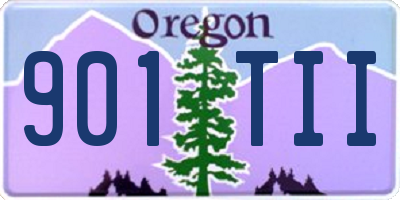 OR license plate 901TII