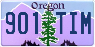 OR license plate 901TIM