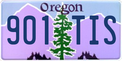 OR license plate 901TIS