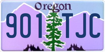 OR license plate 901TJC