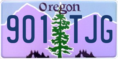 OR license plate 901TJG