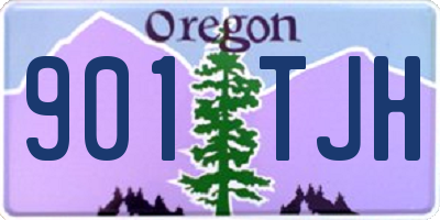 OR license plate 901TJH