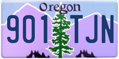 OR license plate 901TJN
