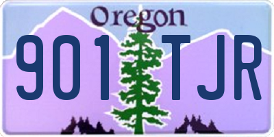 OR license plate 901TJR