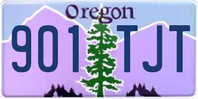 OR license plate 901TJT