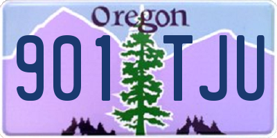 OR license plate 901TJU