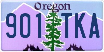 OR license plate 901TKA