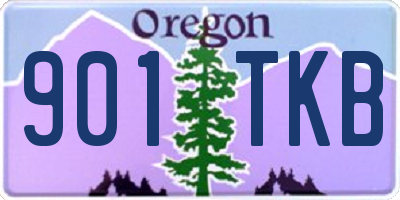 OR license plate 901TKB