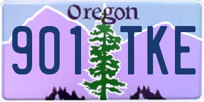 OR license plate 901TKE