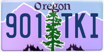 OR license plate 901TKI