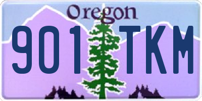 OR license plate 901TKM