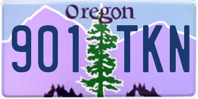 OR license plate 901TKN