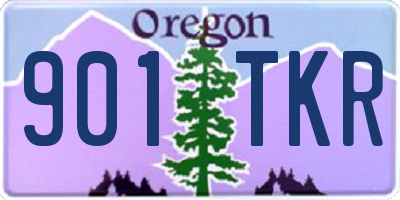 OR license plate 901TKR