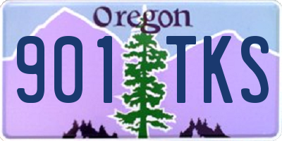 OR license plate 901TKS