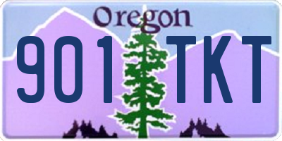 OR license plate 901TKT