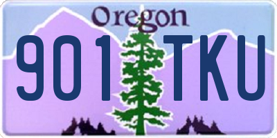 OR license plate 901TKU