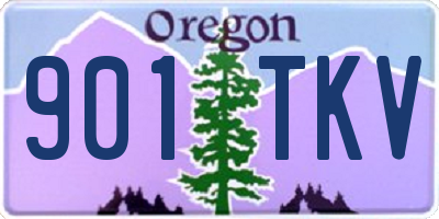 OR license plate 901TKV