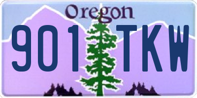 OR license plate 901TKW