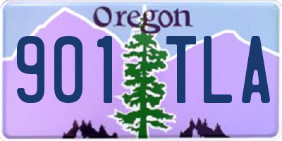 OR license plate 901TLA