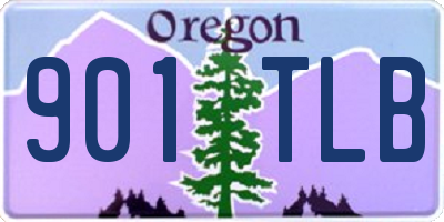 OR license plate 901TLB