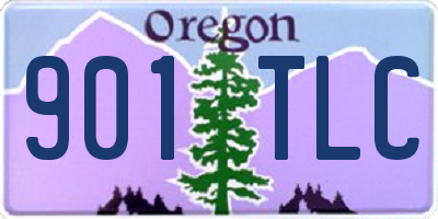 OR license plate 901TLC