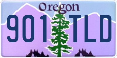OR license plate 901TLD