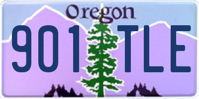 OR license plate 901TLE